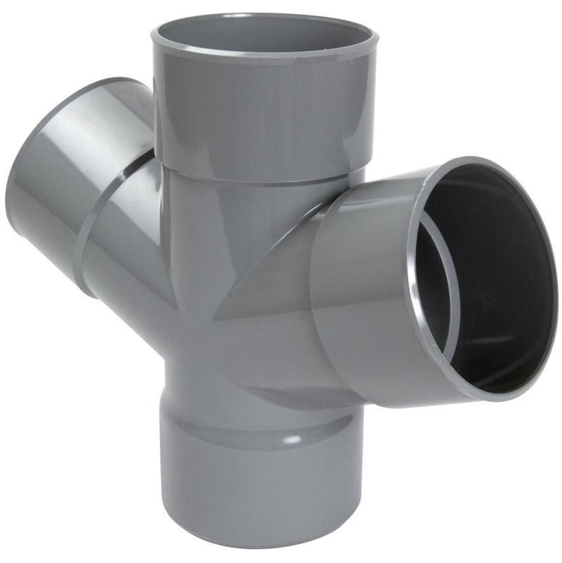 Te Double Croiser Pvc 100